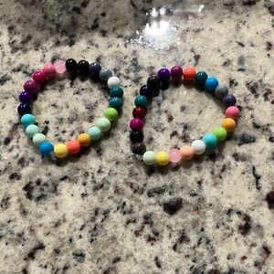 Colorful Beaded Kids Bracelets